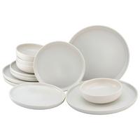 ZASTAWA STOŁOWA UNO OFFWHITE - biały, Basics, ceramika - Creatable