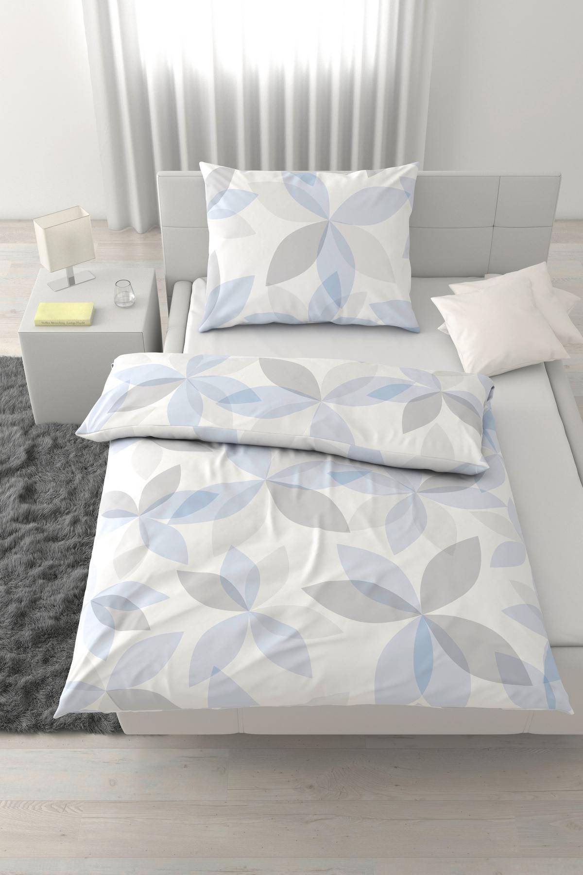 Posteljnina Yuki - modra, tekstil (140/200cm) - Mömax