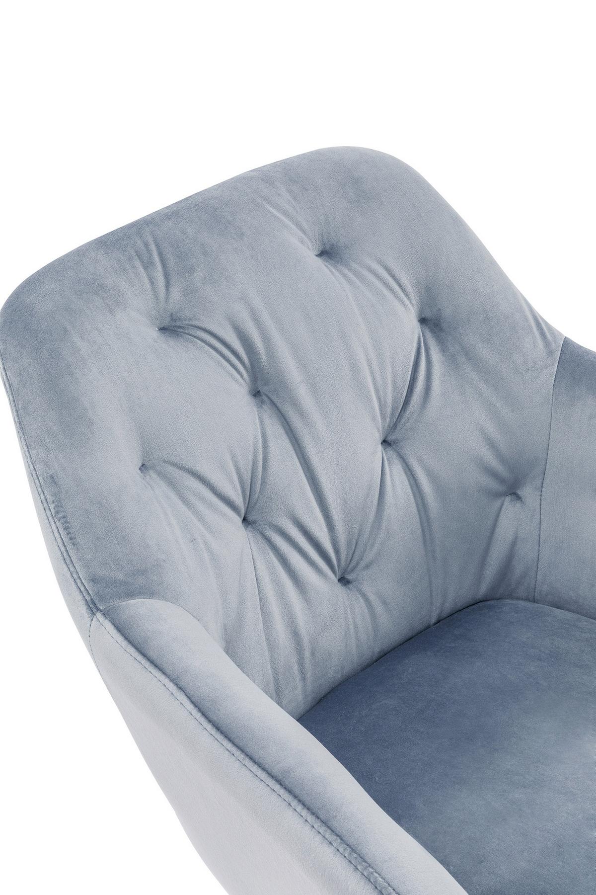 Naslanjač Samt, Svetlo Siva - črna/svetlo siva, Moderno, kovina/tekstil (61/85/45cm) - Livetastic