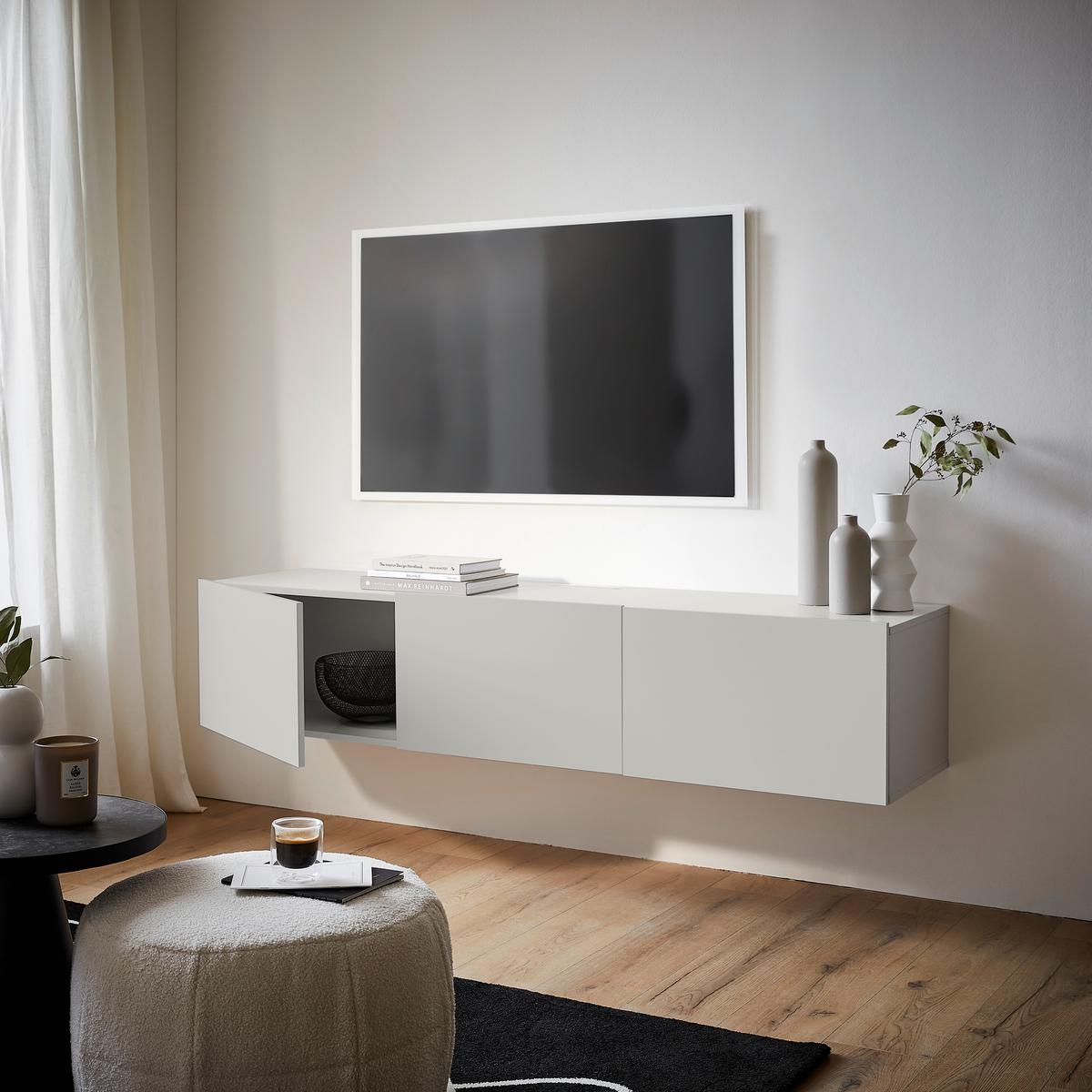 KOMODA NISKA NEWNIQ - kaszmir, Design, materiał drewnopochodny (180/36,7/42cm) - Hom`in