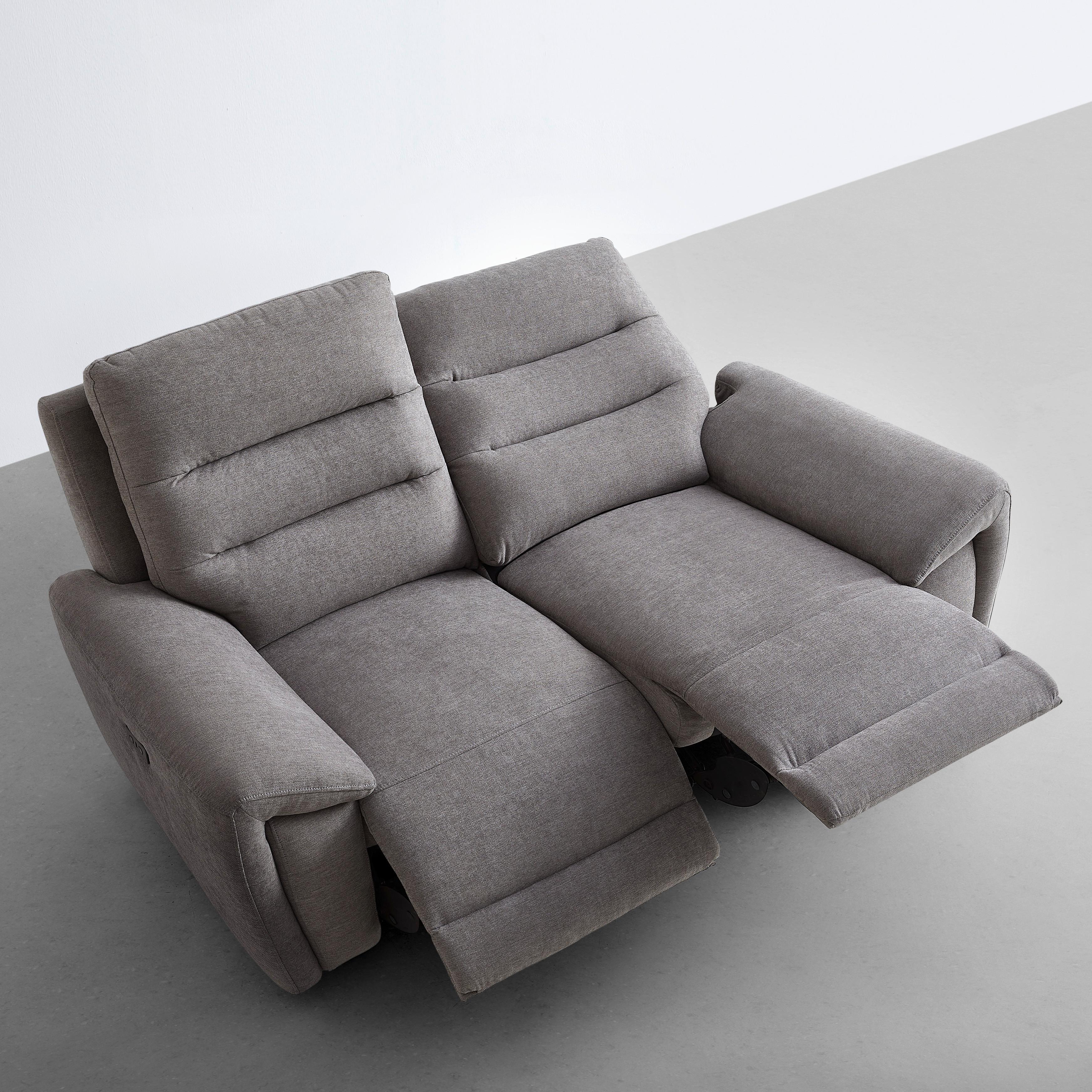 2-SITS SOFFA KNUT - grå/svart, Klassisk, textil (169/94/100cm) - Mömax