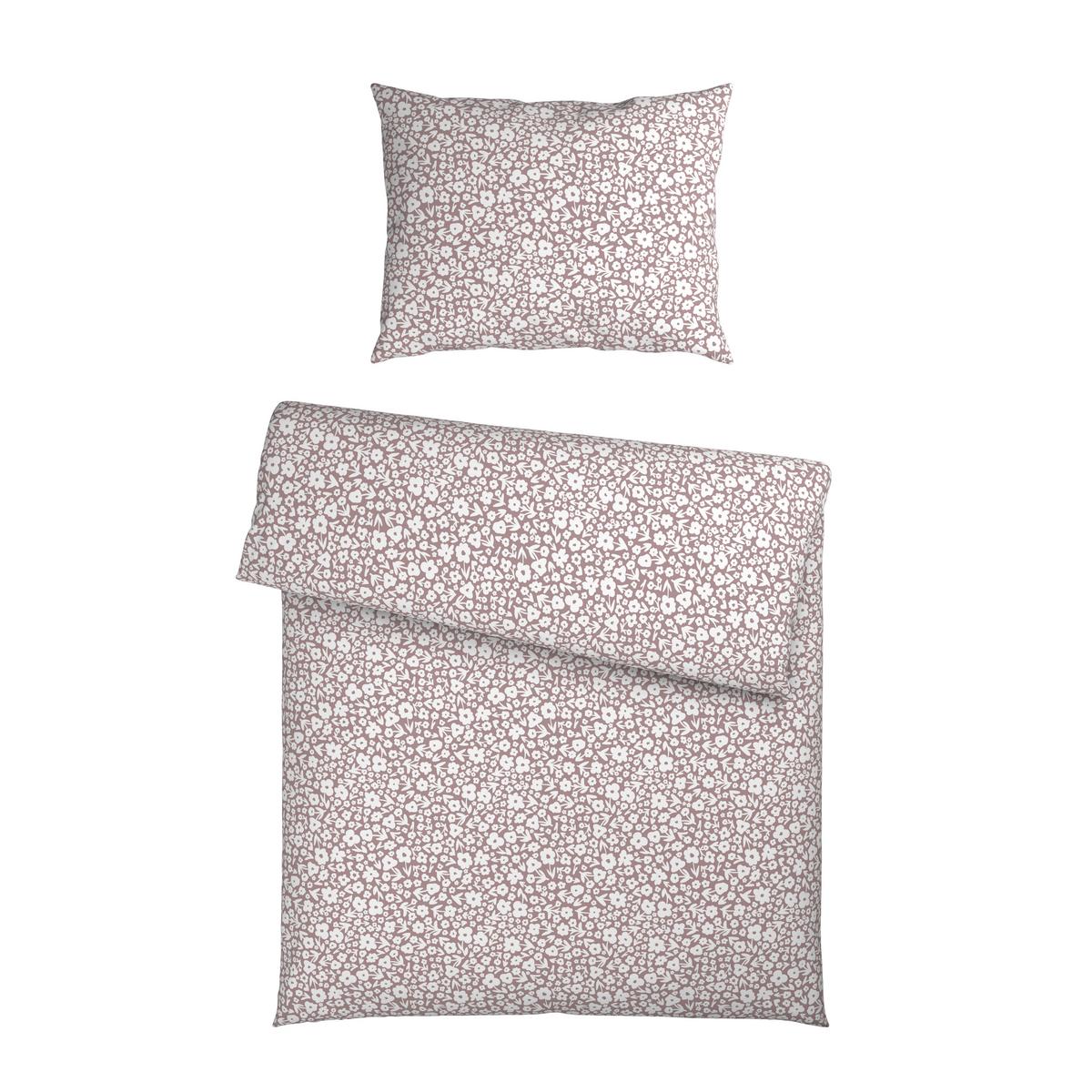 BETTWÄSCHESET MILLEFLEUR - Mauve, Modern, Textil (160/210cm) - Mömax