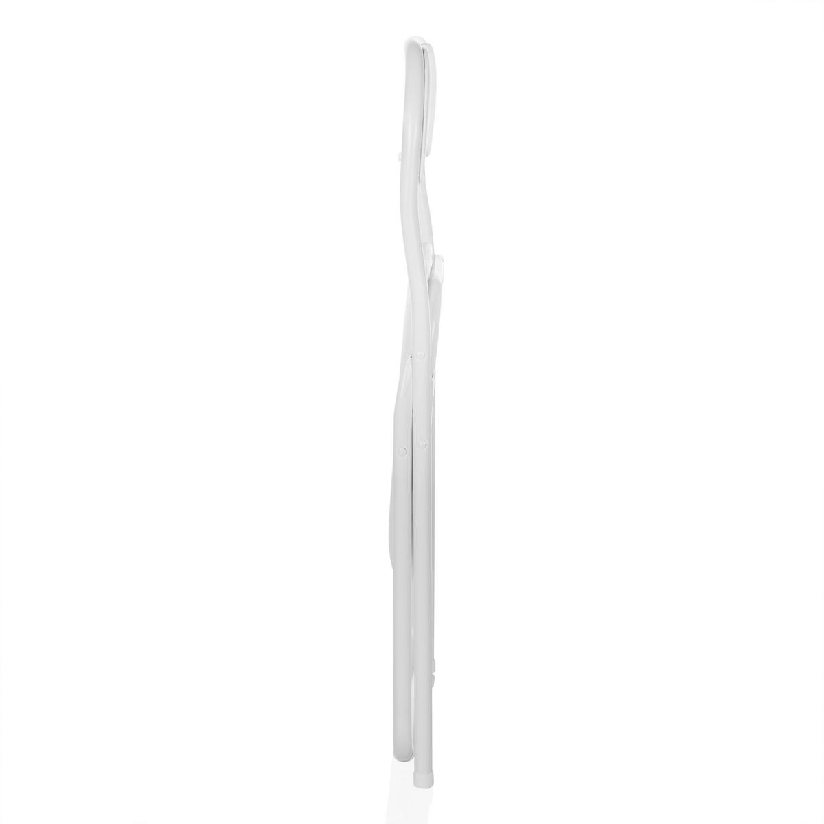 Zložljiv Stol Tudela Basic, Bela - bela, Moderno, kovina (44/81/48cm) - MID.YOU