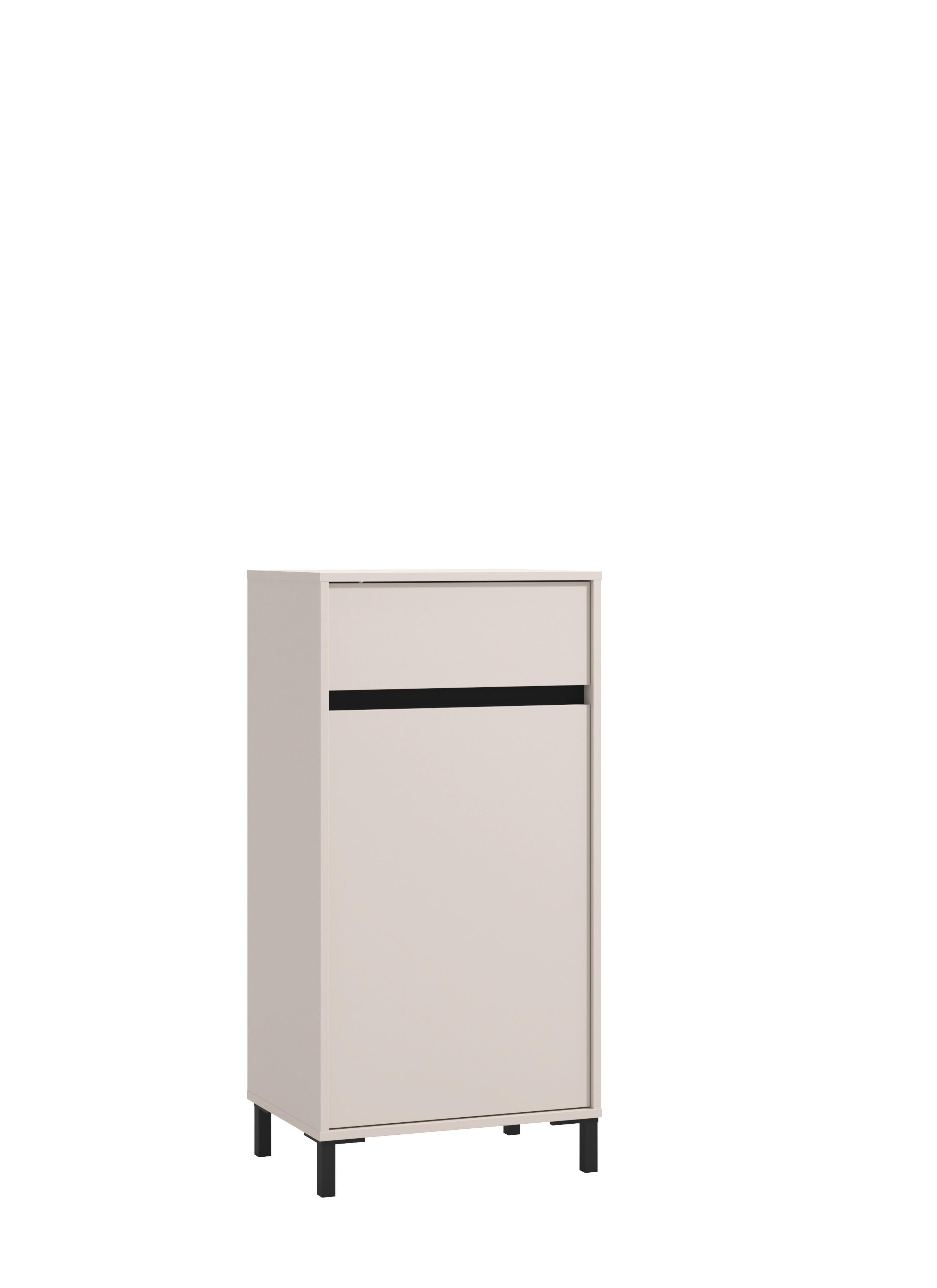 Schuhschrank Arran Kaschmirfarben - Kaschmir, Modern, Holzwerkstoff (55/110/40cm) - Mömax