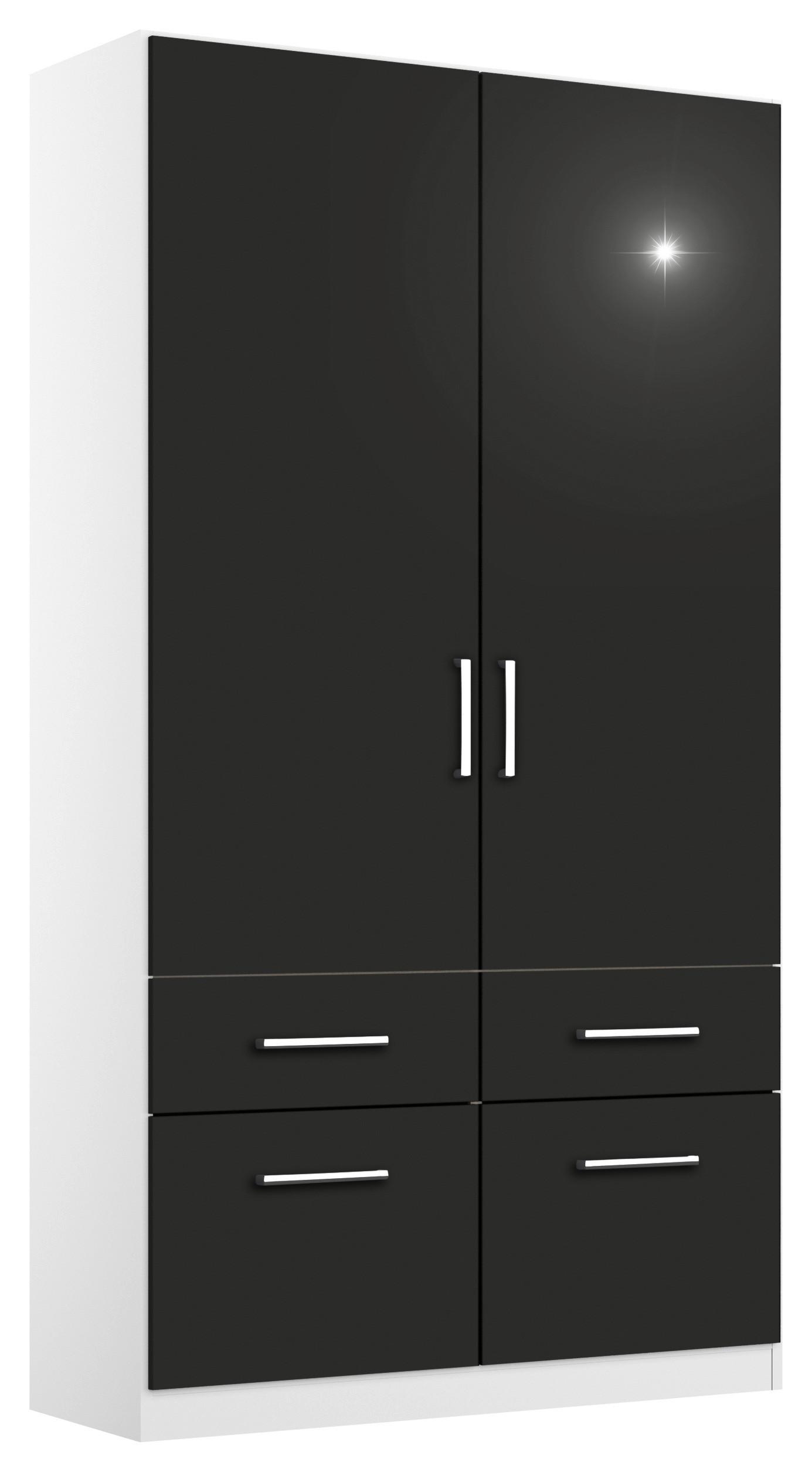 Ormar S Klasičnim Vratima Berlin - bijela/siva, Moderno, drvni materijal/plastika (91/210/54cm) - Modern Living