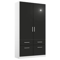 Ormar S Klasičnim Vratima Berlin - bijela/siva, Moderno, drvni materijal/plastika (91/210/54cm) - Modern Living