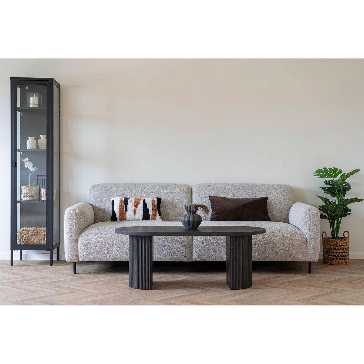 Couchtisch Boavista Dunkelbraun ca. 120x60x45 cm - Dunkelbraun/Naturfarben, Design, Holzwerkstoff (120/60/45cm) - MID.YOU