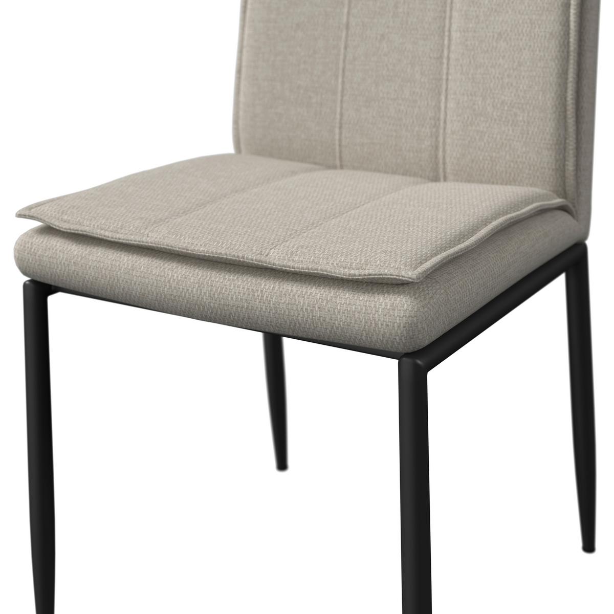 Jedilna Garnitura Abelia, Miza 160x90, 4x Stol - barve lesa evkaliptusa/črna, Moderno, kovina/tekstil - Bessagi Home