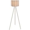 GOLVLAMPA SEJLA - beige, Modern, metall/textil (50/50/150cm) - Mömax