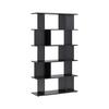ÉTAGÈRE PIZZO -EXKLUSIV- - noir, MODERN, matériau en bois (100/177/35cm) - Mömax