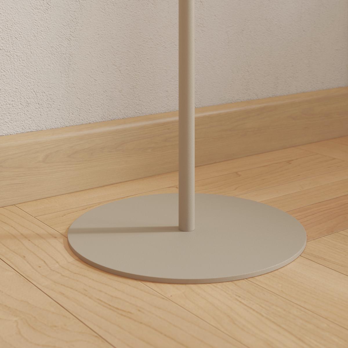 AKUMULATOROWA LAMPA STOJĄCA FORT LAUDERDALE *SBN* - kolor piaskowy, Design, tworzywo sztuczne/metal (22/130cm) - Novel