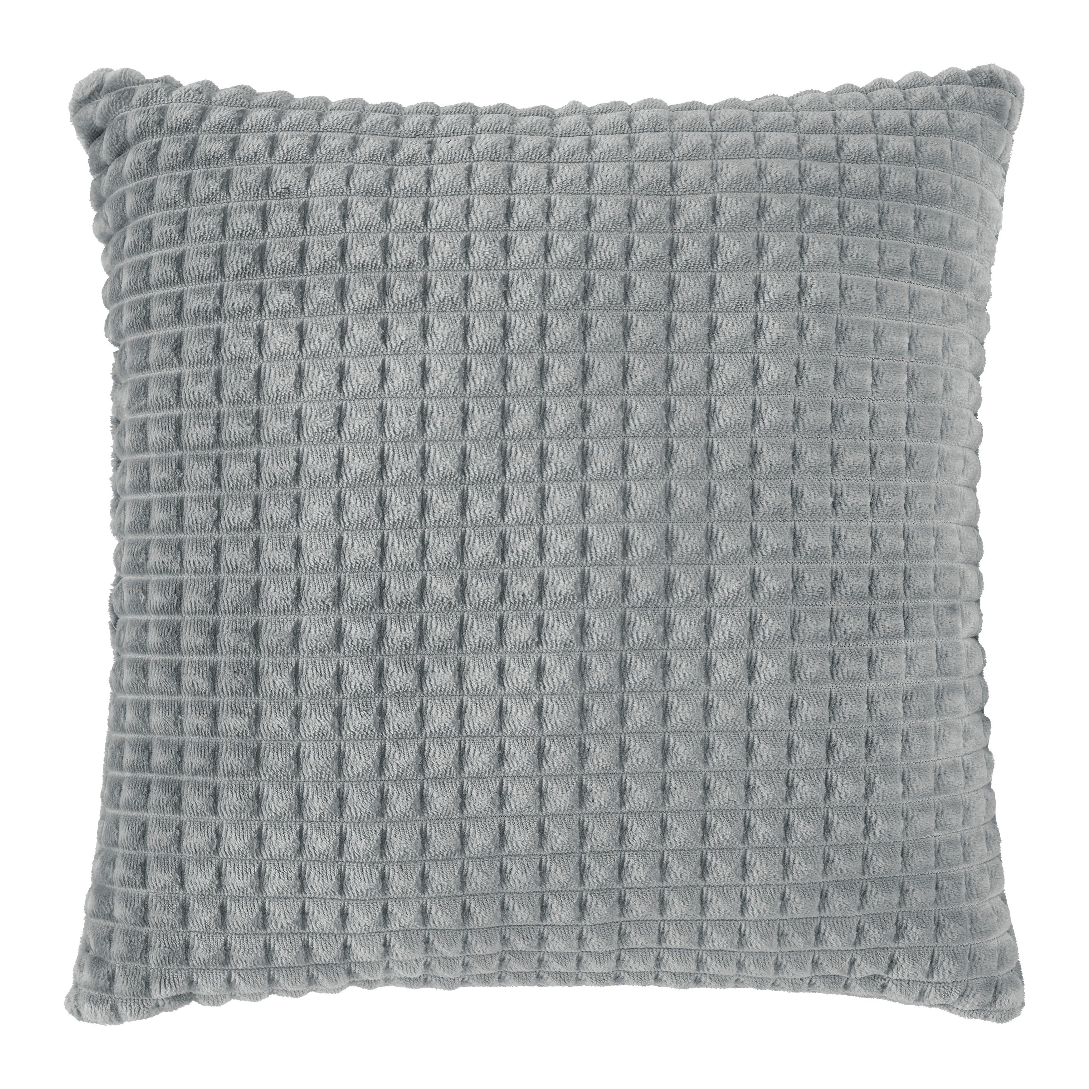 Zierkissen Mounti Anthrazit ca. 45x45cm - Anthrazit, Modern (45/45cm) - Modern Living