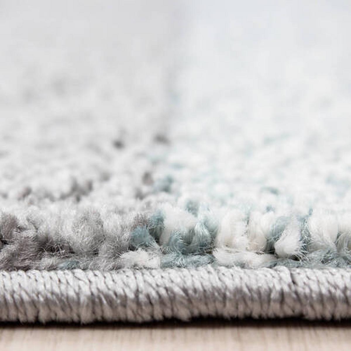Webteppich Lucca Blau ca. 80x250cm - Blau, Trend, Textil (80/250cm) - Novel