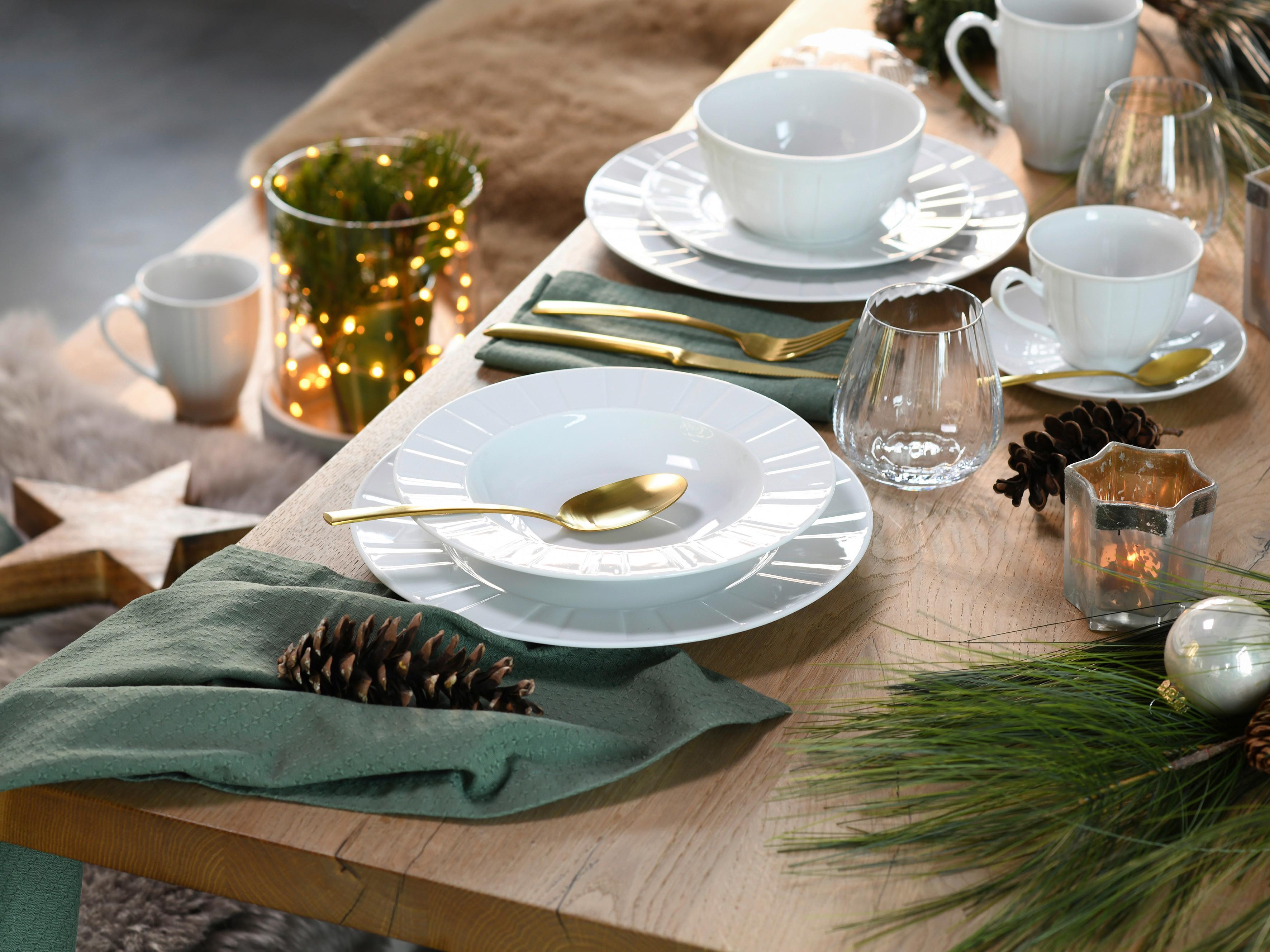 Kombinirani Servis Barcelona, 30-Delni - bela, Basics, keramika - Creatable