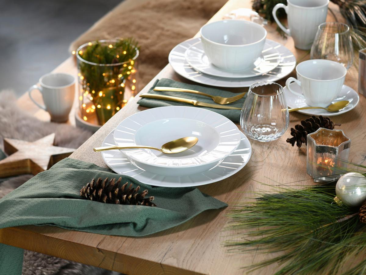 Kombinirani Servis Barcelona, 30-Delni - bela, Basics, keramika - Creatable