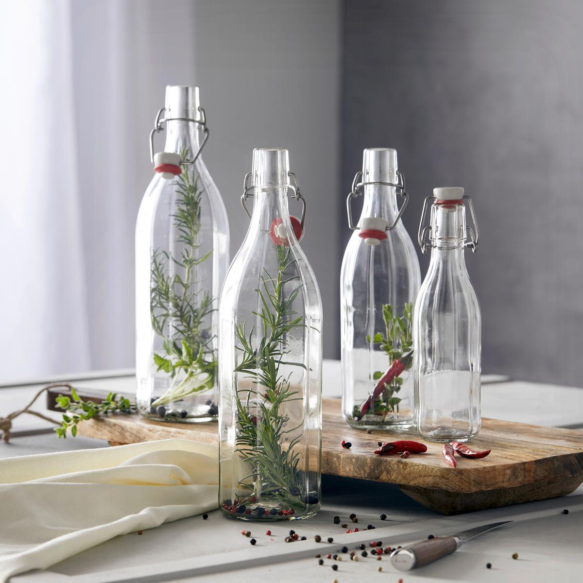 Csatos Üveg Basic - átlátszó, Konventionell, Üveg (6,5/20/6,5cm)