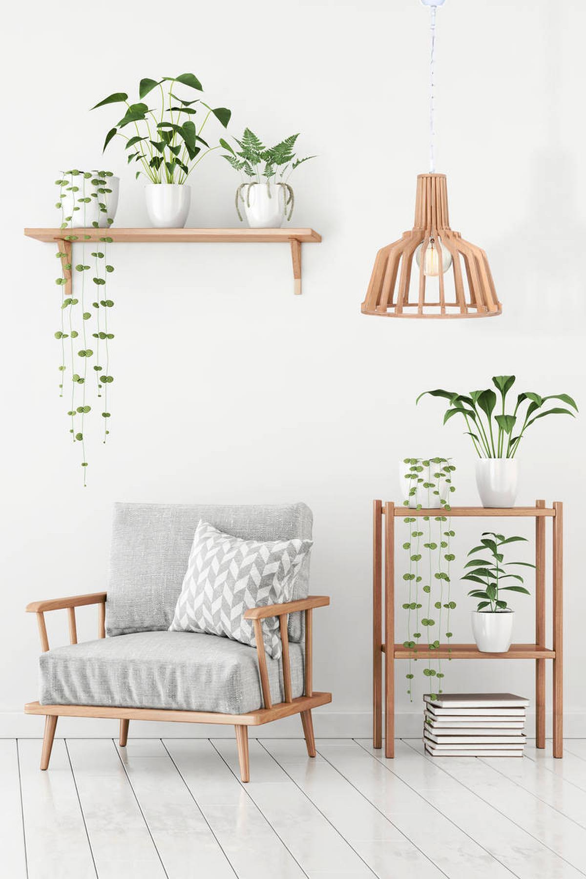 Hängeleuchte Hängelampe Lucerna 280 - Naturfarben, Trend, Holzwerkstoff (41/39/41cm) - Kayoom