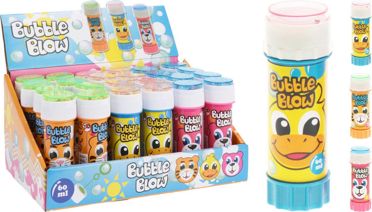 Buborékfújó Animals - műanyag (0,06l)