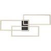 LED-TAKLAMPA BEKKA - opal/svart, Modern, metall/plast (90/40/8cm) - Mömax