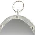 Spiegel in Silber ca. 45/70/4,5 cm 'Kara' - Silberfarben/Grau, MODERN, Glas/Holzwerkstoff (45/70/4,5cm) - Bessagi Home Spiegel in Silber ca. 45/70/4,5 cm 'Kara' - Silberfarben/Grau, MODERN, Glas/Holzwerkstoff (45/70/4,5cm) - Bessagi Home