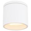 Außendeckenleuchte Alcala max. 11 Watt - Klar/Weiß, Basics, Glas/Metall (10,8/9,6cm) - Globo