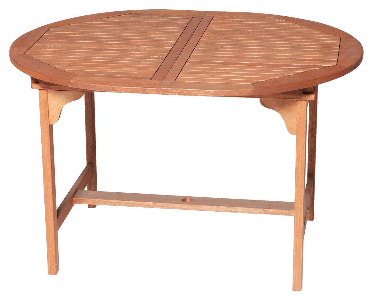 Gartenmöbel Set 13-tlg Maracaibo Holz - Naturfarben/Grün, KONVENTIONELL, Holz/Textil - Gardenson