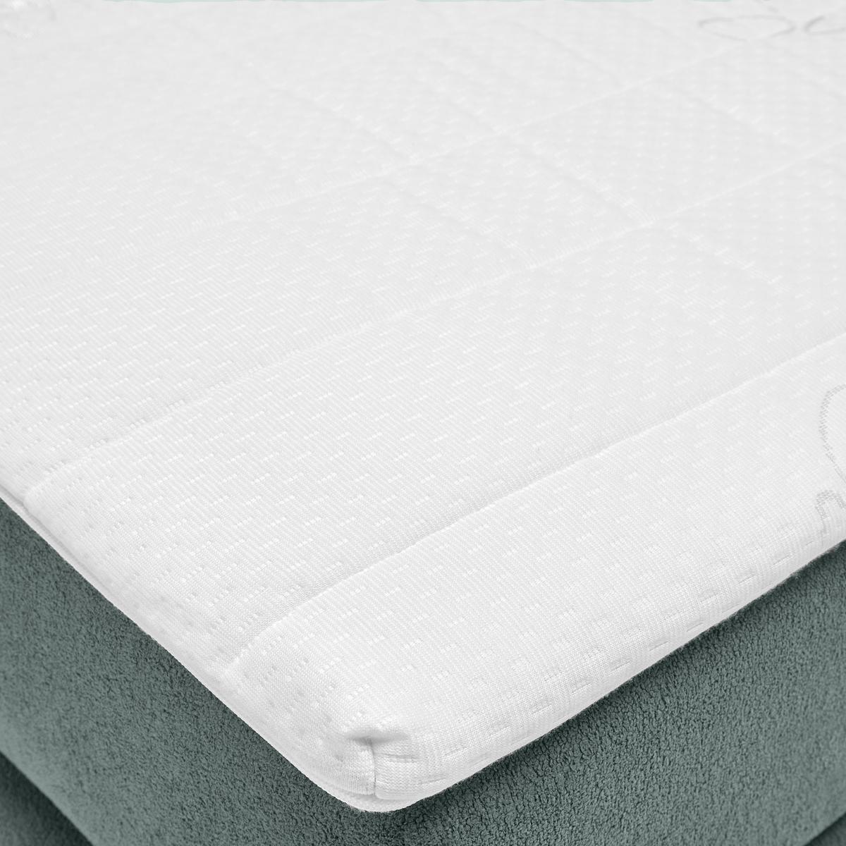 Boxspring Krevet Ethan - siva/crna, Moderno, tekstil/plastika (160/200cm) - Premium Living