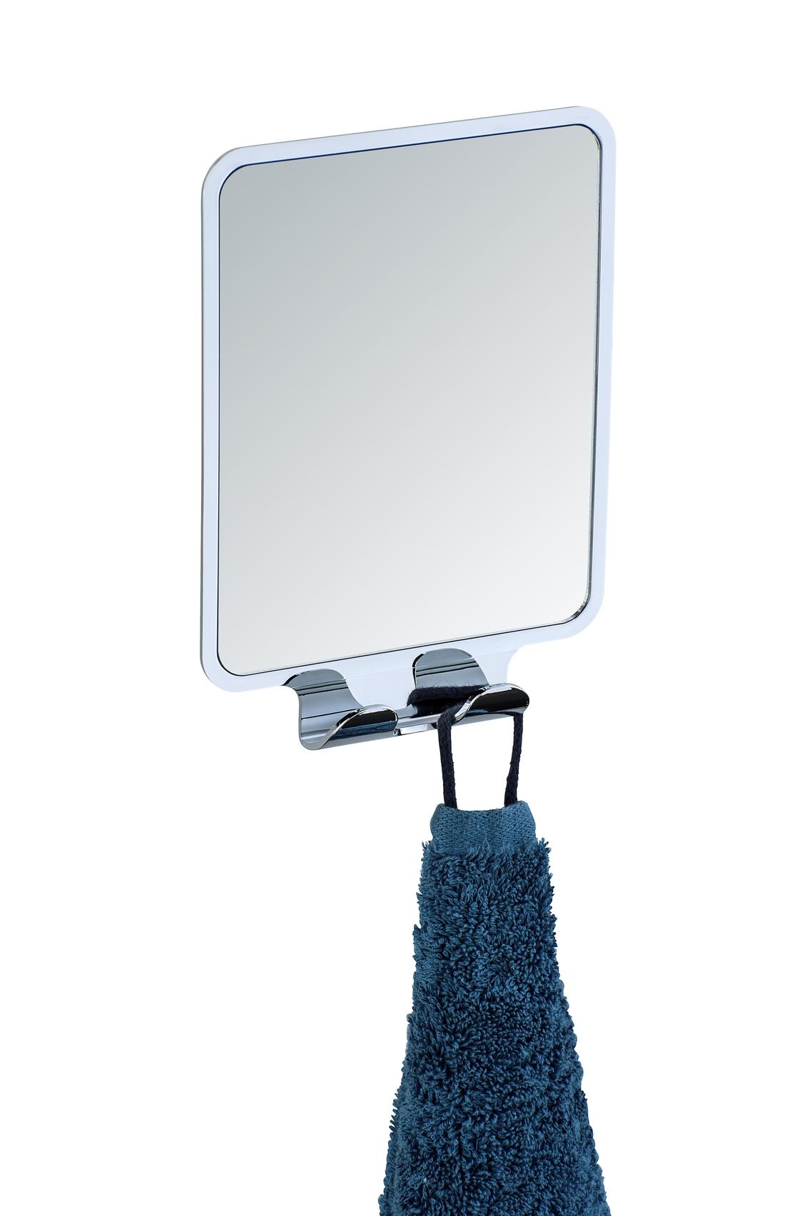 Oglindă Quadro - Modern, plastic (14/19,5/8cm) - Wenko