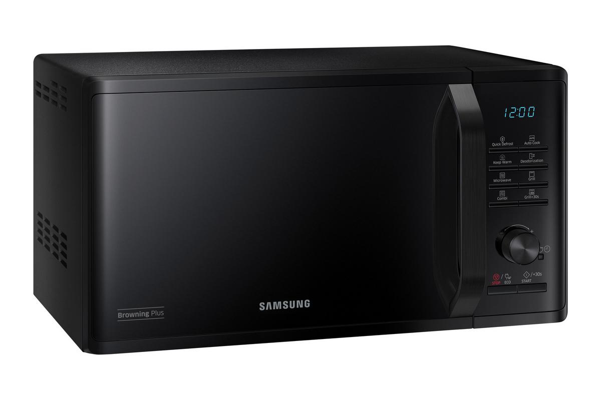 Mikrowelle Mg23k3505ak/sw - Schwarz, Basics, Keramik (48,9/27,5/39,2cm) - Samsung