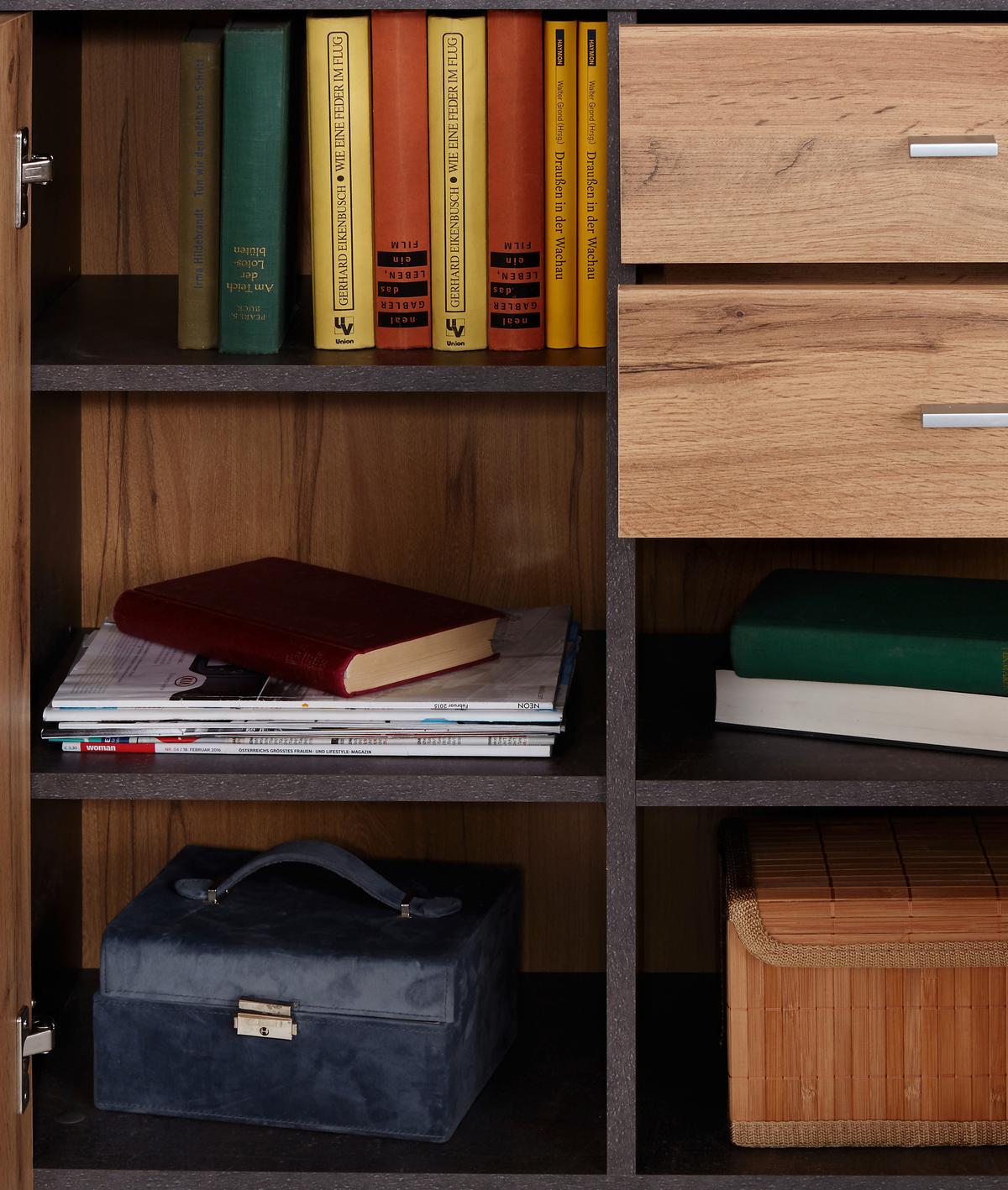 Komoda 4-You Yuk04 - barve hrasta, Moderno, leseni material (74/85,4/34,6cm) - Mömax