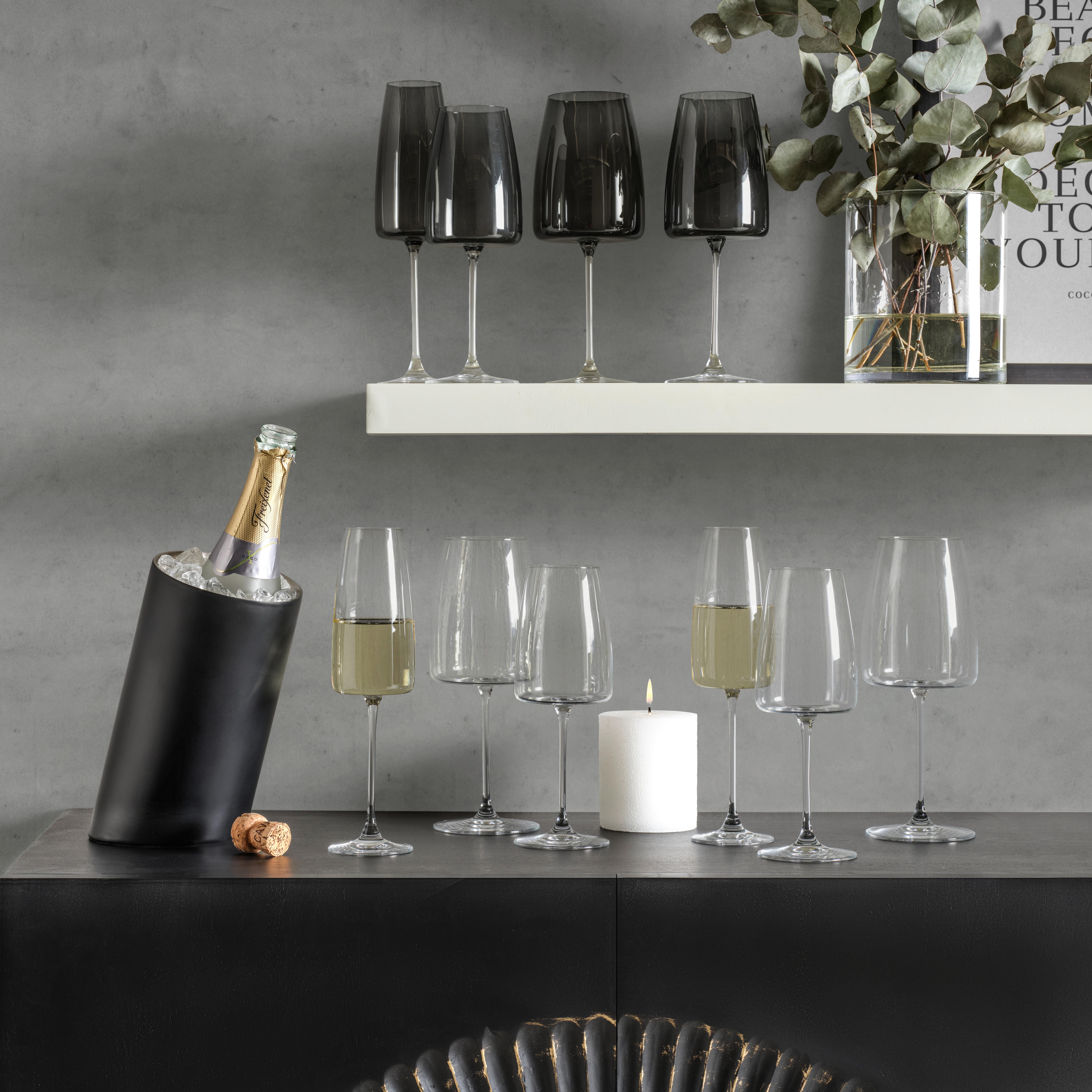 MOUSSERANDE VINGLAS KIKI - transparent, Modern, glas (6,6/25cm) - Gourmesto