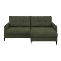 Kutna Garnitura Polis - maslinasto zelena/tamno zelena, Trend, tekstil/metal (221/142cm) - Ondega