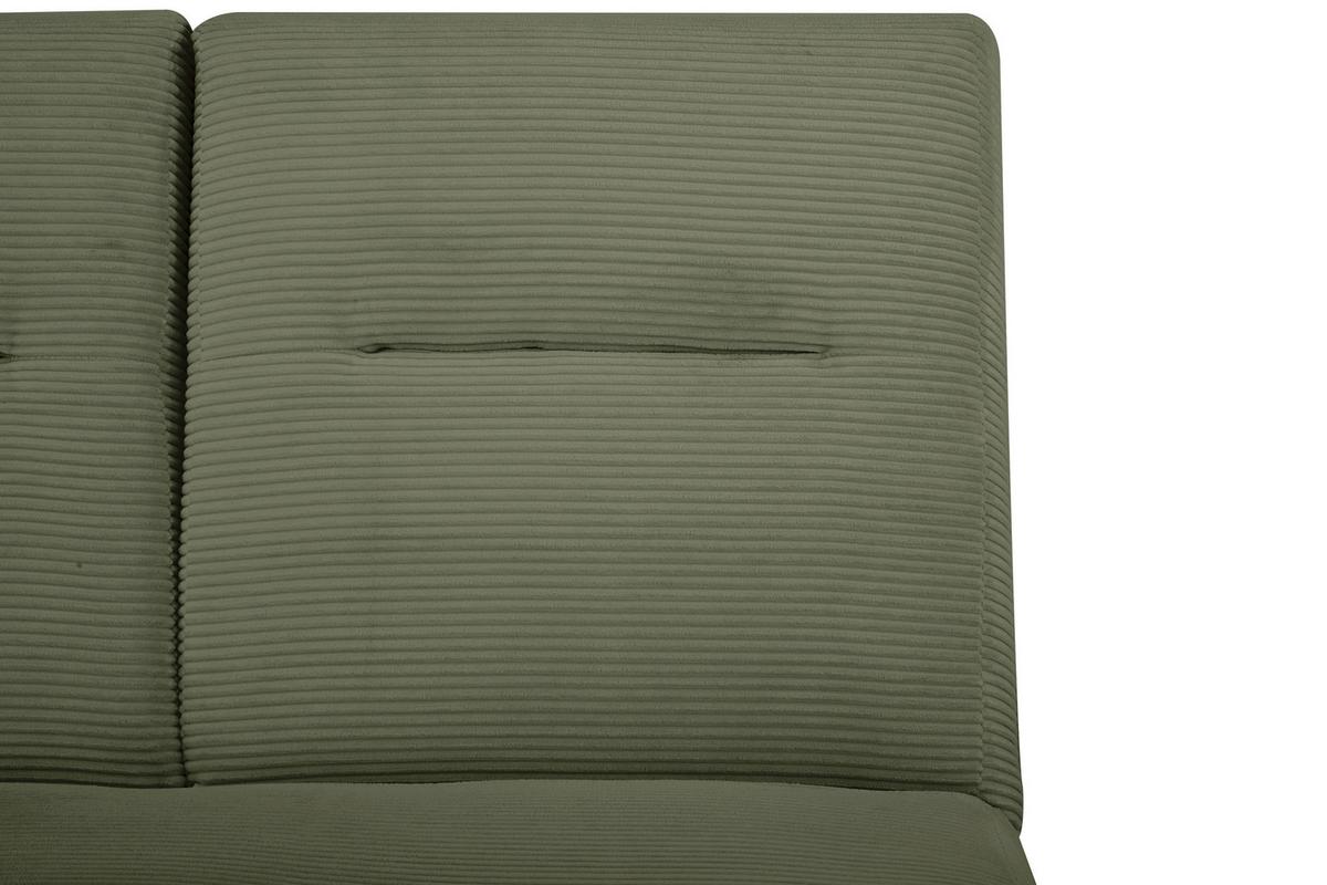 Zofa Luna, Olivno Zelena, Funkcija Ležišča - olivno zelena , Design, tekstil (159/88/160cm) - Livetastic