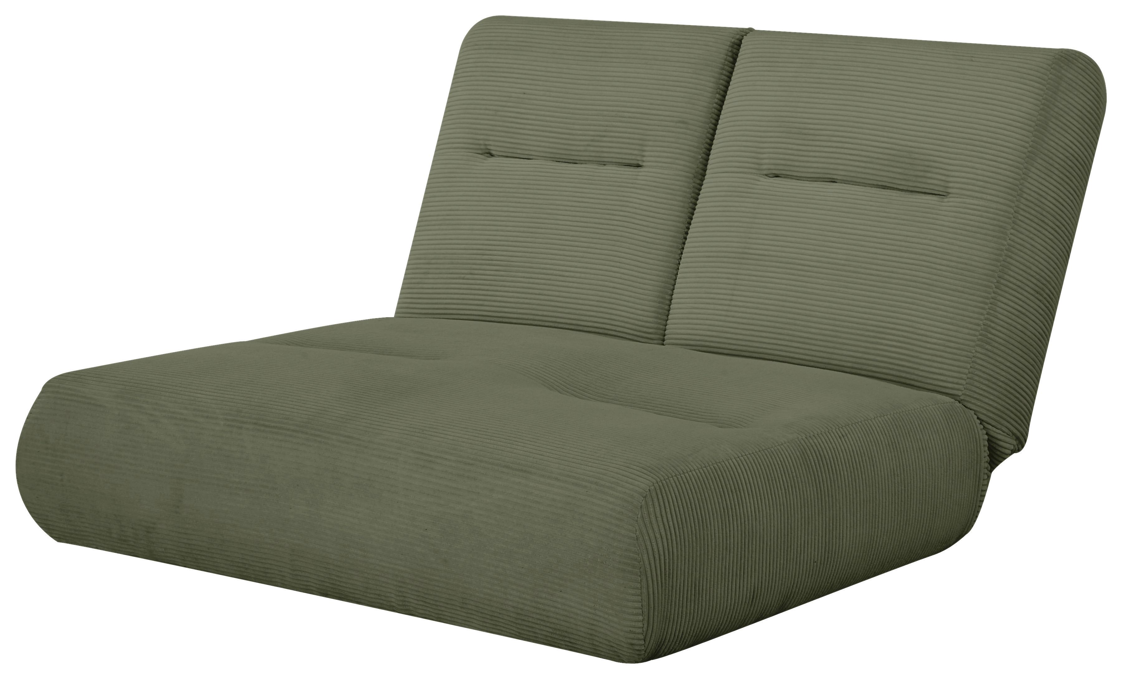 Zofa Luna, Olivno Zelena, Funkcija Ležišča - olivno zelena , Design, tekstil (159/88/160cm) - Livetastic