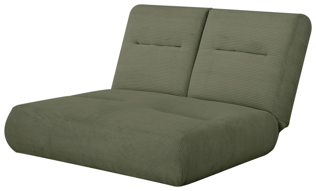 Zofa Luna, Olivno Zelena, Funkcija Ležišča - olivno zelena , Design, tekstil (159/88/160cm) - Livetastic