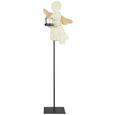 Dekoengel Lilli H ca. 88 cm - Naturfarben, MODERN, Holz (88cm)