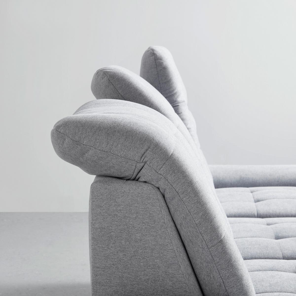 Sarokkanapé Como Mini - szürke, Modern, textil/fa (167/89-106/263cm) - Mömax