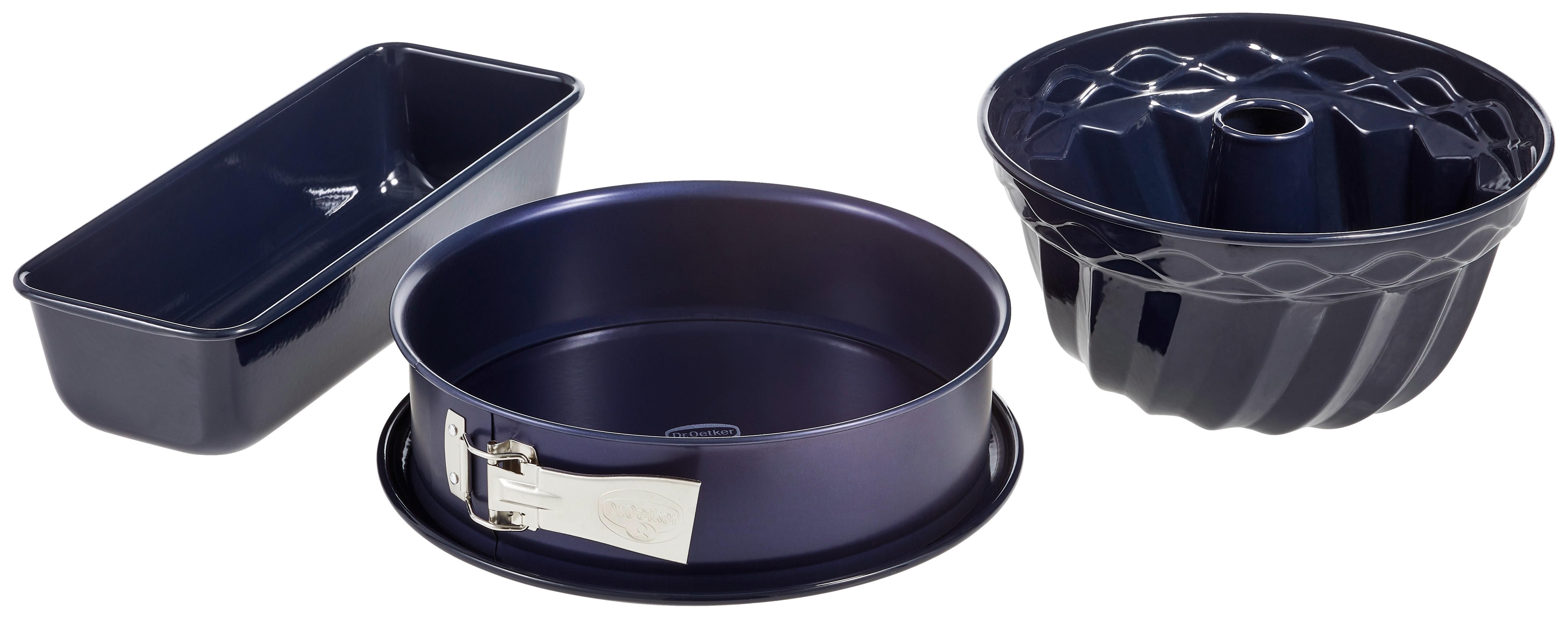 ZESTAW FORM DO PIECZENIA 8885 - ciemnoniebieski, Basics, metal - Dr.Oetker