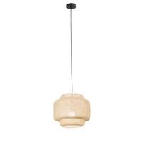LAMPA WISZĄCA TWIST *SBM* - kolor naturalny, Lifestyle, drewno (40/150cm) - Marama