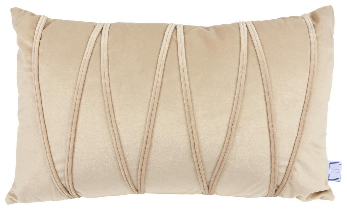 ZIERKISSENSET PAULINA 125 2ER-SET - Champagner, Konventionell (30x45/50x45cm)