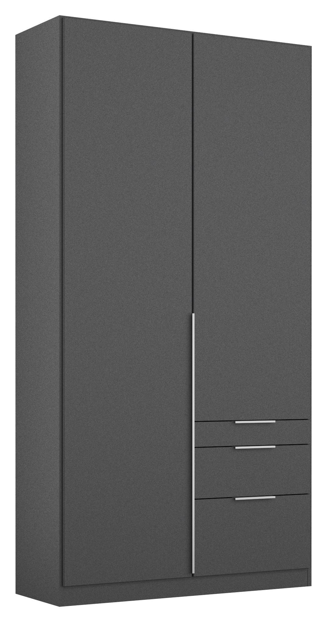 Ormar S Klasičnim Vratima Alabama - siva/boje aluminija, Moderno, drvni materijal (91/229/54cm) - Modern Living