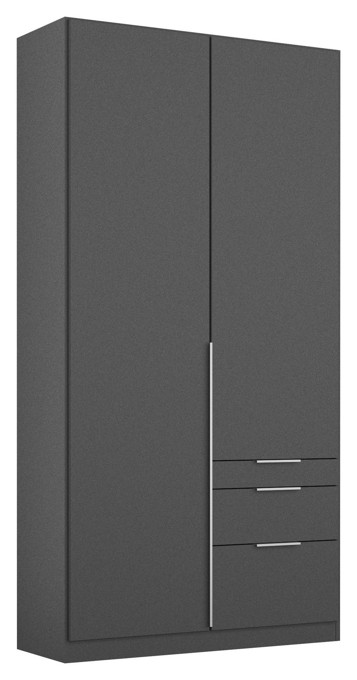 DULAP USI ROTATIVE ALABAMA - gri, Modern, material pe bază de lemn (91/229/54cm) - Modern Living