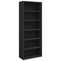 Regal Big Profi Office - Anthrazit/Schwarz, Modern, Holzwerkstoff/Kunststoff (82/218/40cm) - Mömax