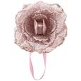 Raffhalter Rose in Rosa - Rosa, ROMANTIK / LANDHAUS, Textil (11cm) - Mömax modern living Raffhalter Rose in Rosa - Rosa, ROMANTIK / LANDHAUS, Textil (11cm) - Mömax modern living