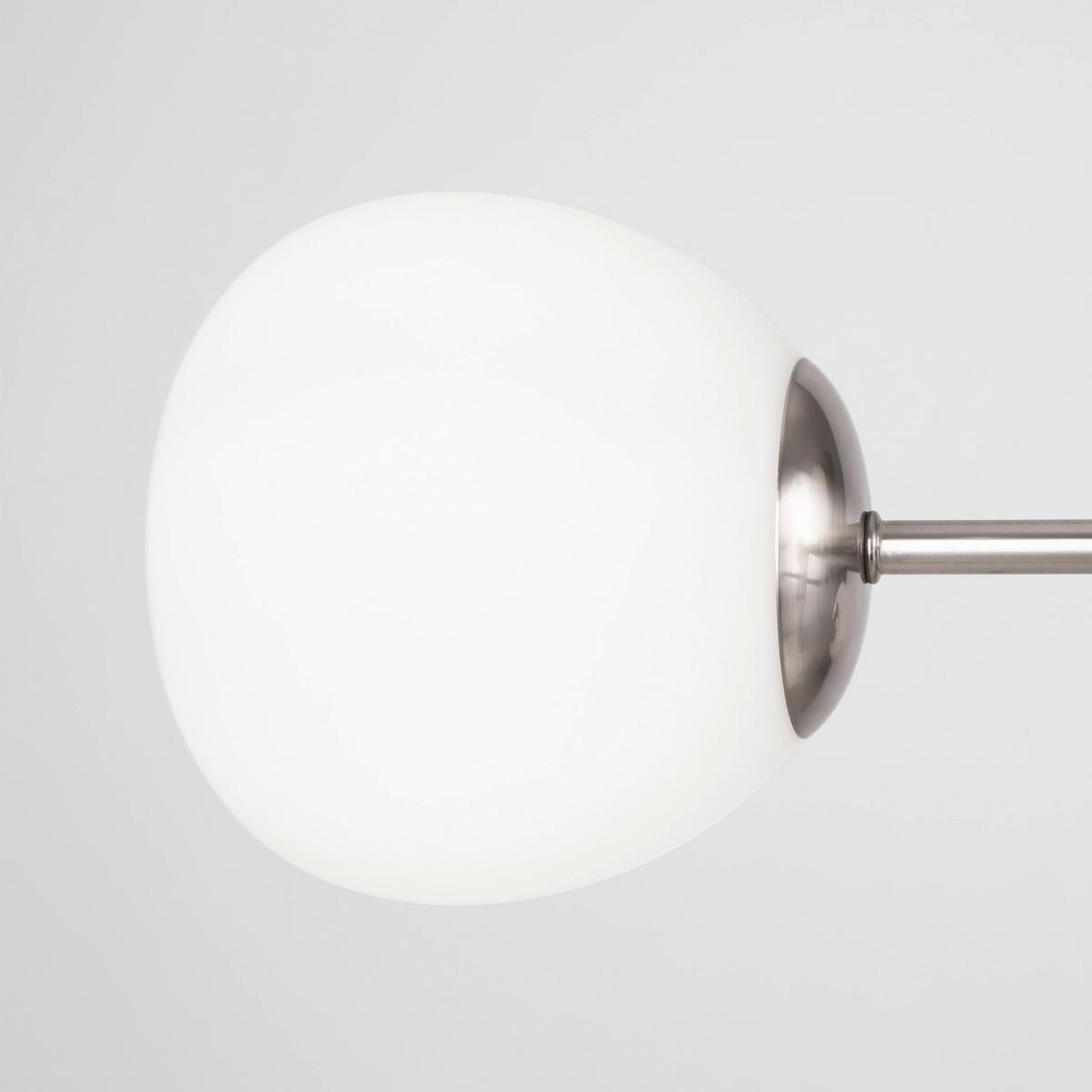 Kronleuchter Erich Nickelfarben max. 40 Watt - Nickelfarben, Trend, Glas/Metall (96/57/26,5cm) - MAYTONI