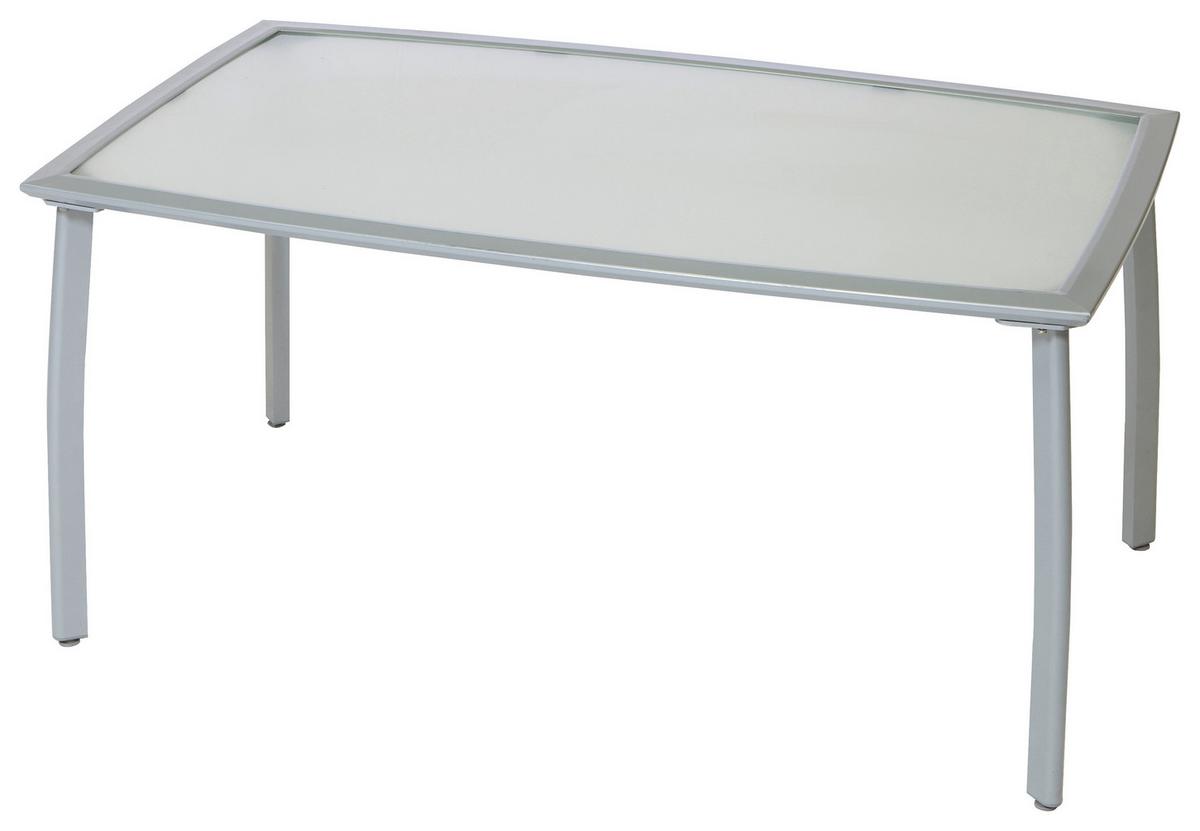 GARTENSET CARRARA - Taupe/Silberfarben, MODERN, Textil/Metall - Gardenson