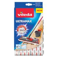Wischbezug Ultramax Rot/Weiß - Rot/Weiß, KONVENTIONELL, Textil (14,1/25,8/2,5cm) - Vileda