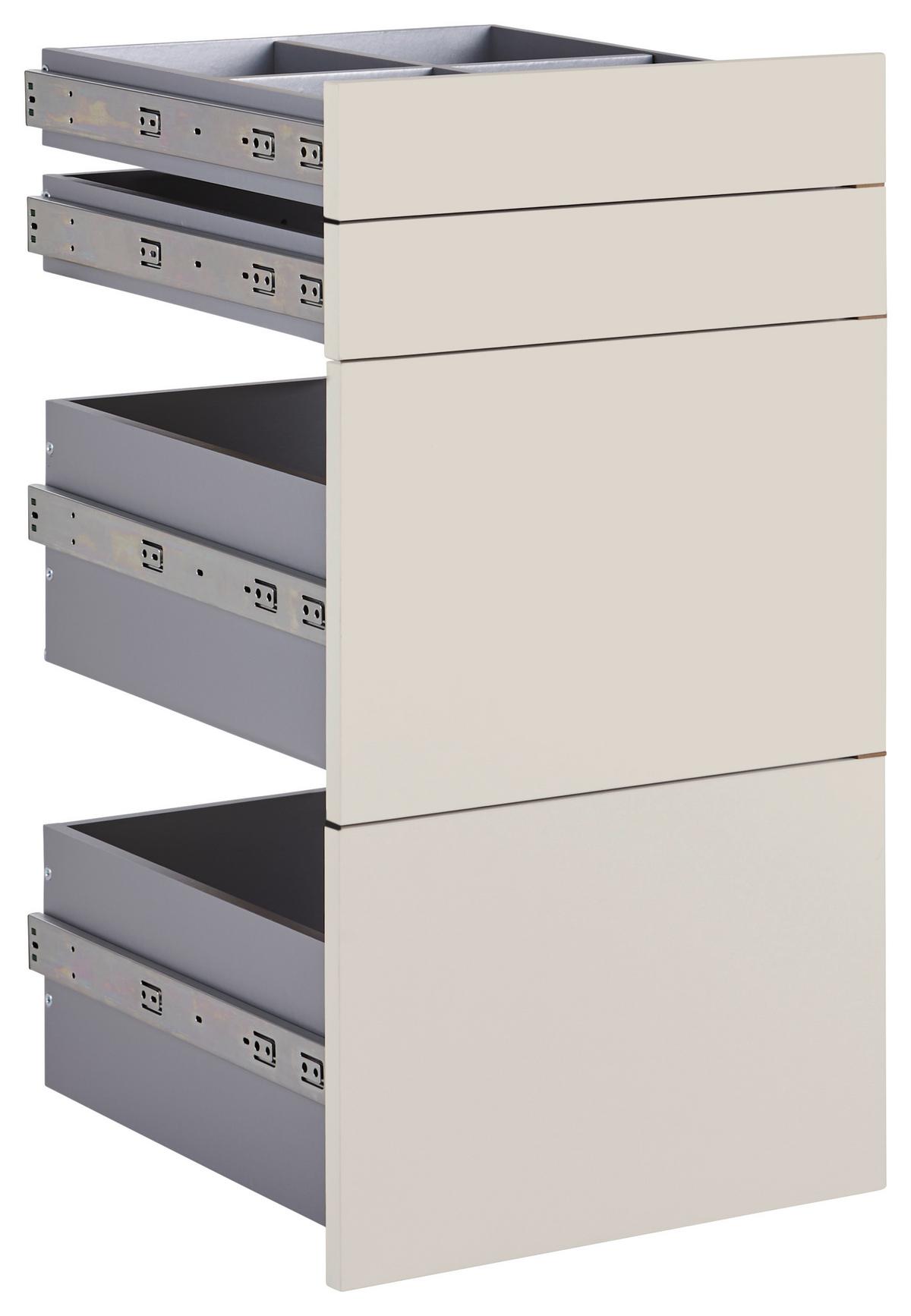 Schubladenset Unit Kaschmir - Kaschmir, MODERN, Holzwerkstoff (45,3/83/47cm) - Based