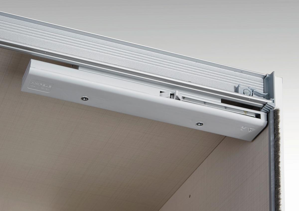 Ublaživač Za Vrata Set 2/1 - boje aluminija, Konvencionalno, plastika (26,5/7,3/12,7cm) - Premium Living