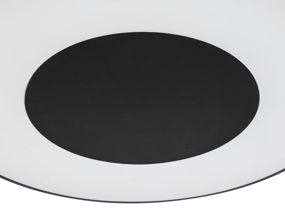 LED-Deckenleuchte Jumpo Schwarz/Weiß max. 48 Watt - Weiss/Schwarz, Modern, Kunststoff/Metall (70/7cm) - Mömax